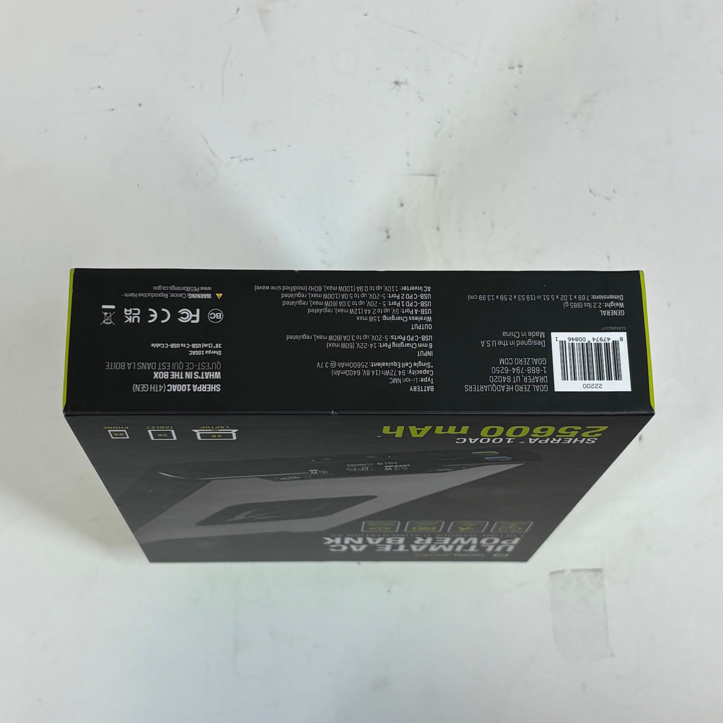 New Goal Zero Sherpa 100AC 22200