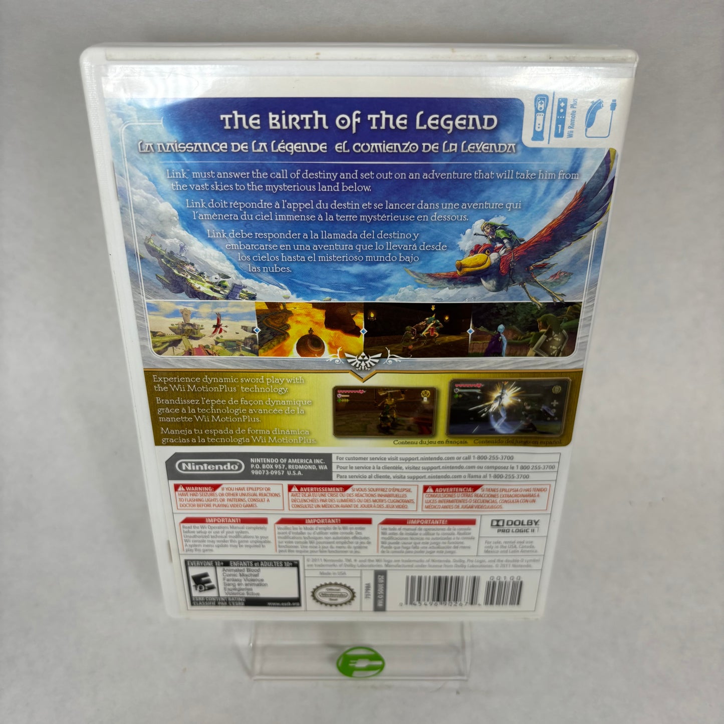 Zelda Skyward Sword [Soundtrack Bundle] (Wii,
