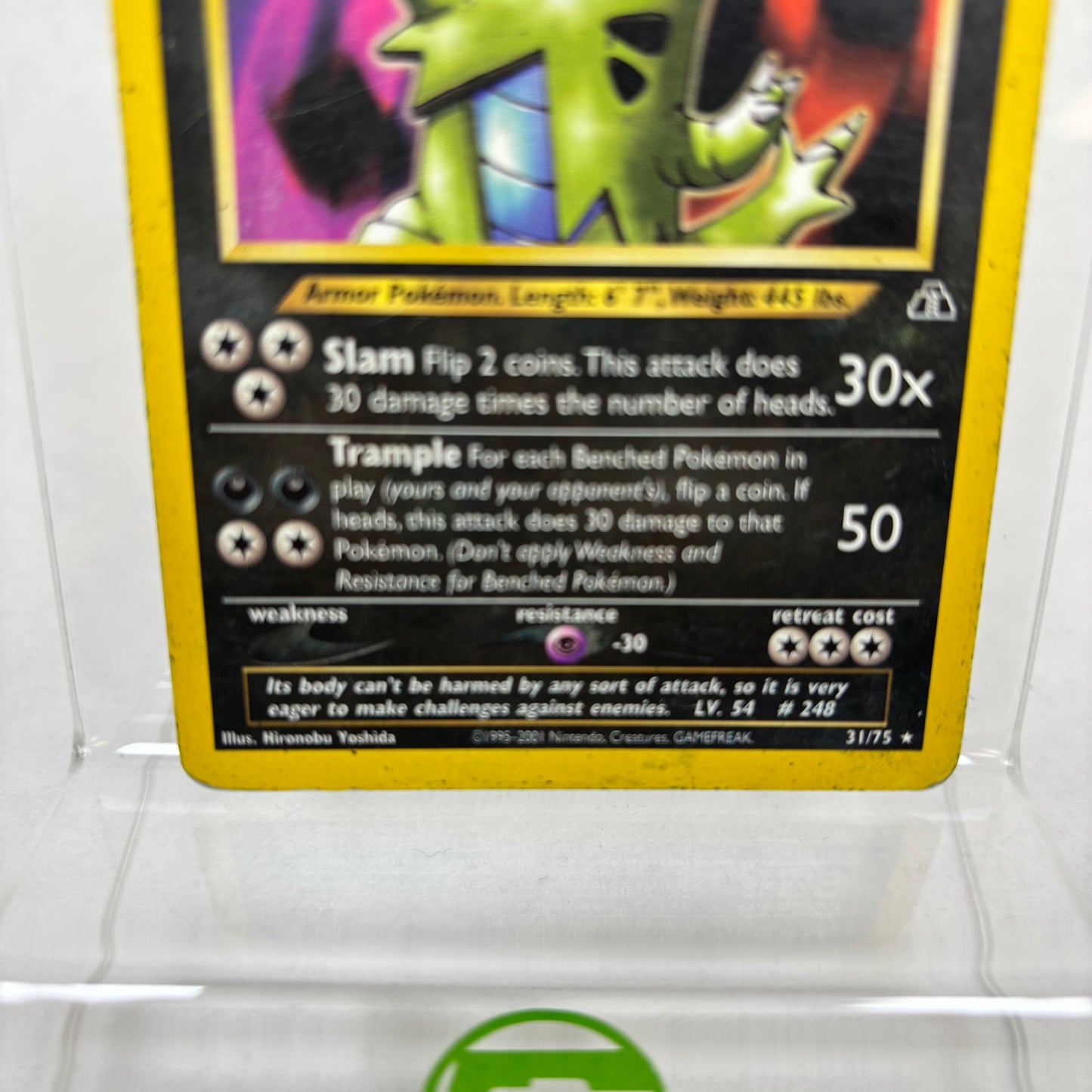 Pokémon TCG Neo Discovery Tyranitar 31/75 Regular English