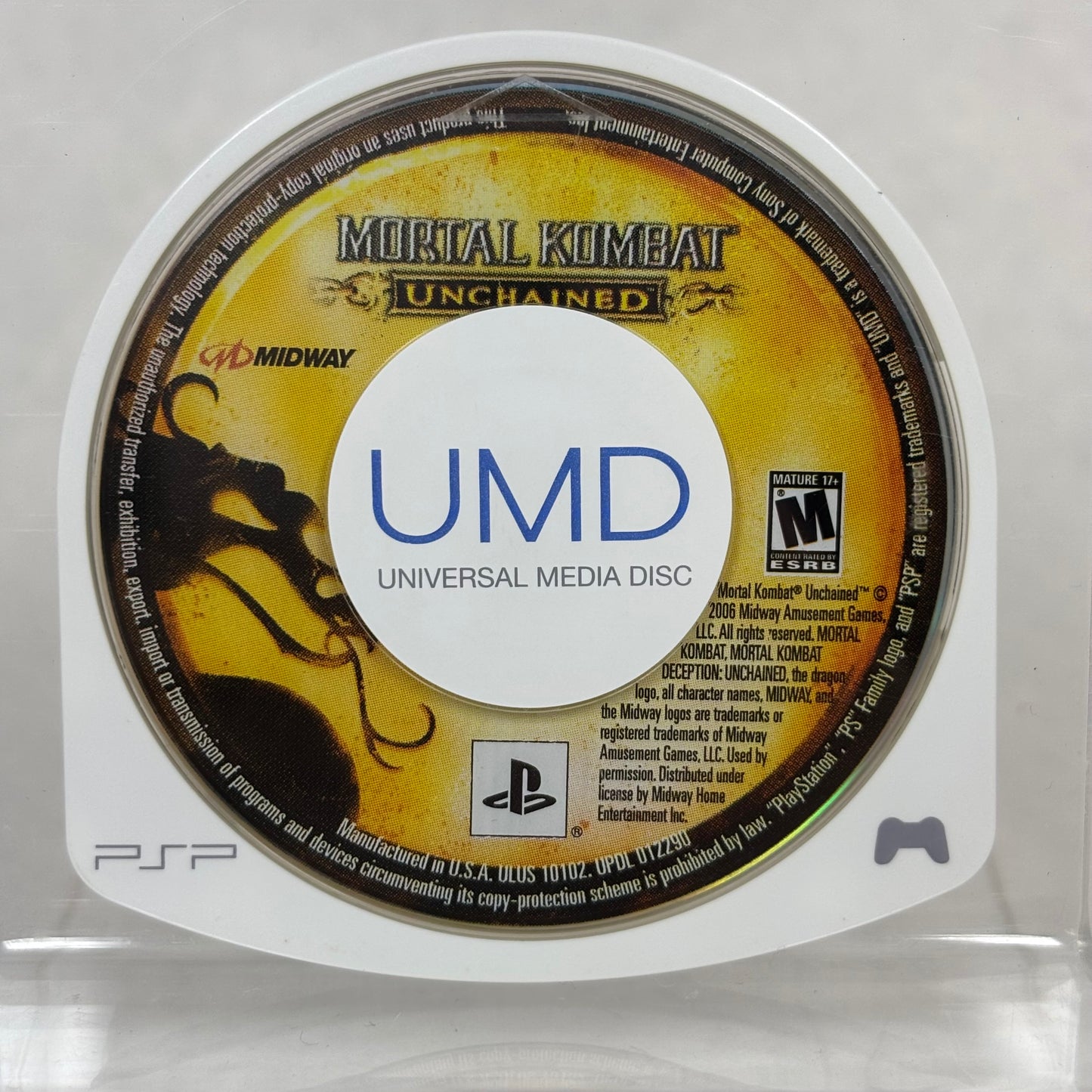 Mortal Kombat Unchained (PSP, 2006) UMD Only
