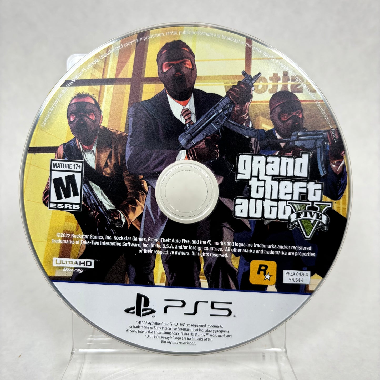 Grand Theft Auto V (Playstation 5, 2022) Disc Only
