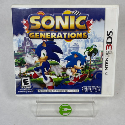 Sonic Generations (Nintendo 3DS, 2011) Complete