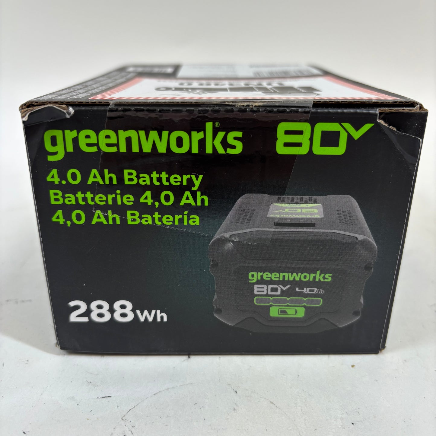 New Greenworks 80v 4.0Ah 288Wh Battery BAB742
