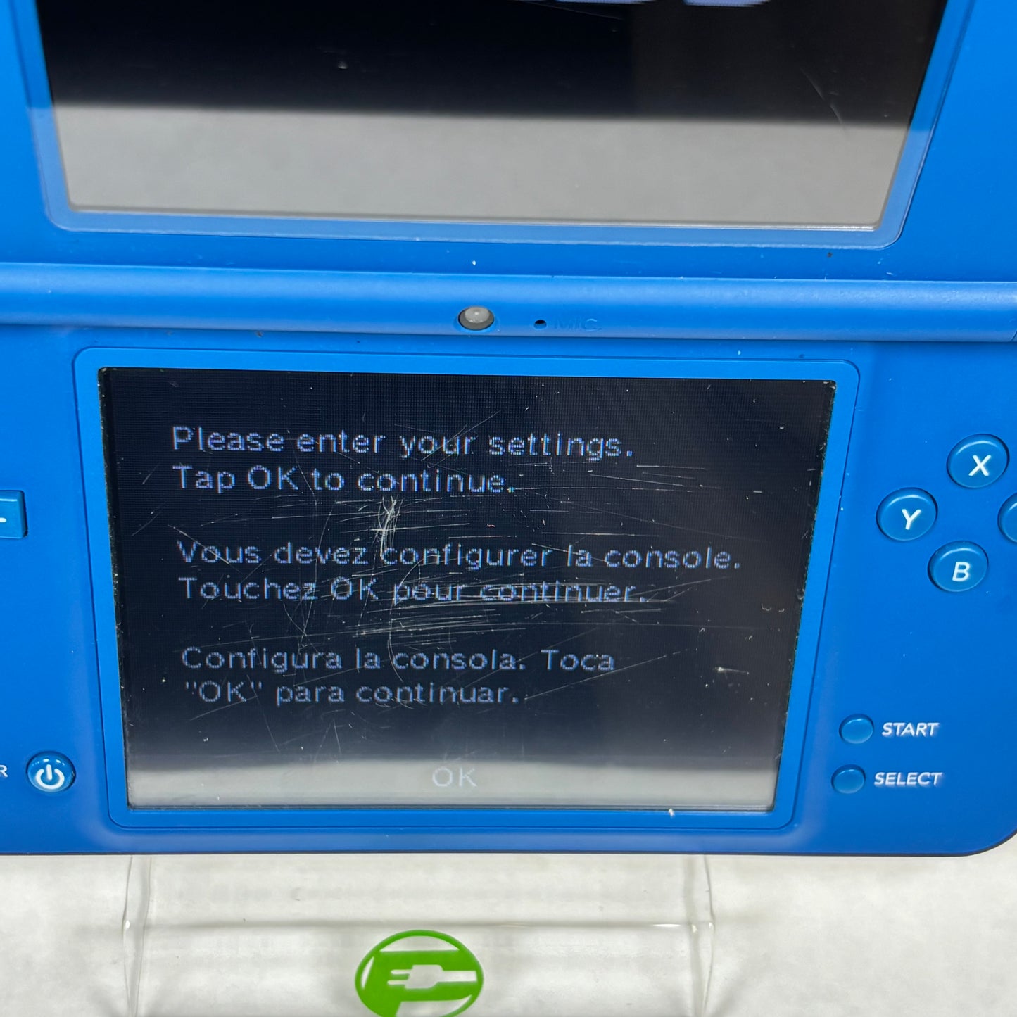 Nintendo DSi XL Handheld Game Console UTL-S-BKA Blue
