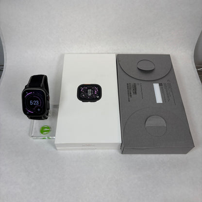 Unlocked Apple Watch Ultra 3 49MM Black Titanium Black Trail Loop MF1H4LW/A