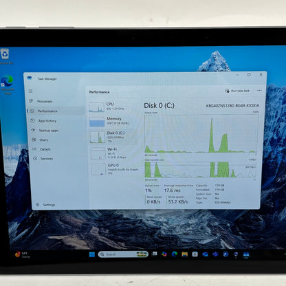 Microsoft Surface Pro 7+ 1960 12.3" i5-1135G7 2.4GHz 8GB RAM 128GB SSD
