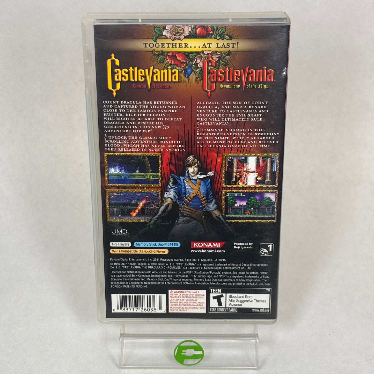 Castlevania Dracula X Chronicles (PSP, 2007)