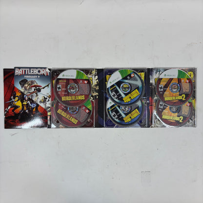 Borderlands Triple Pack (Xbox 360, 2015) Complete