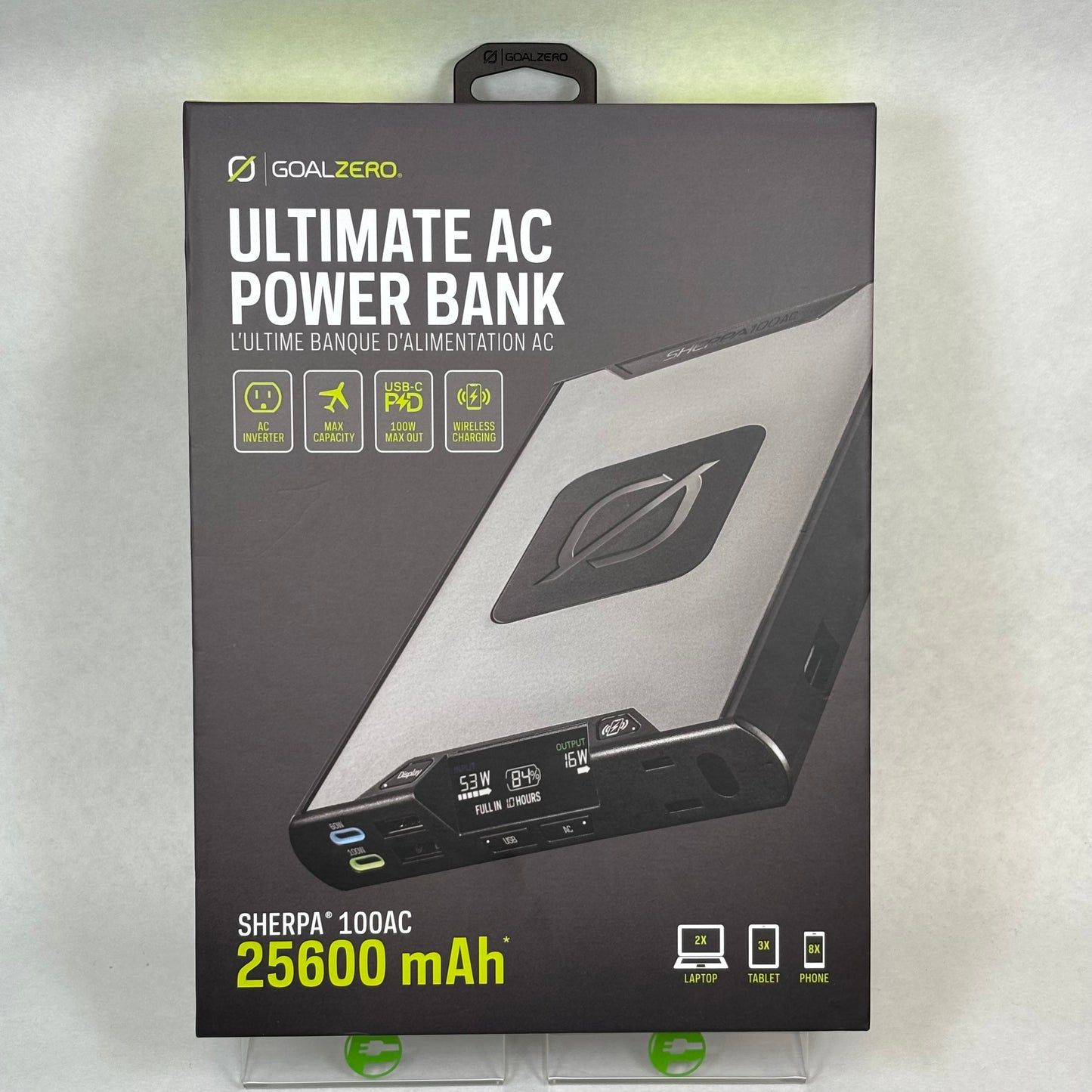 New Goal Zero Sherpa 100AC (4th Gen) Ultimate Power Bank 22200