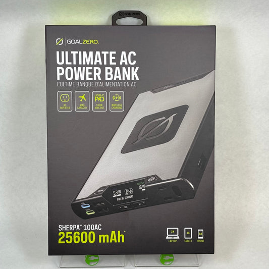 New Goal Zero Sherpa 100AC (4th Gen) Ultimate Power Bank 22200