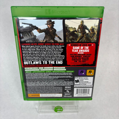 Red Dead Redemption [Game of the Year] (Microsoft Xbox One, 2016) Complete