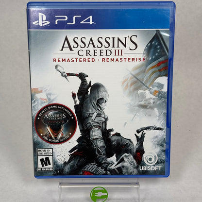 Assassin's Creed III Remastered (Playstation 4, 2019)