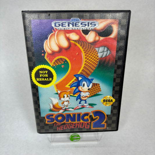Sonic the Hedgehog 2 [Not for Resale] (Sega Genesis, 1992) Complete