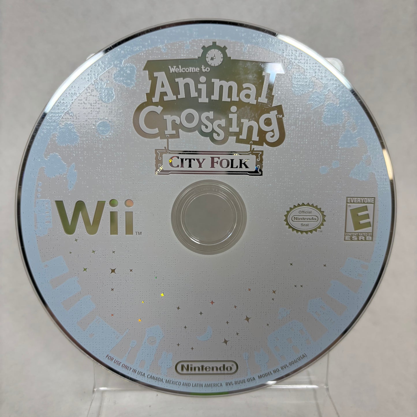 Animal Crossing City Folk (Wii, 2008) Disc Only
