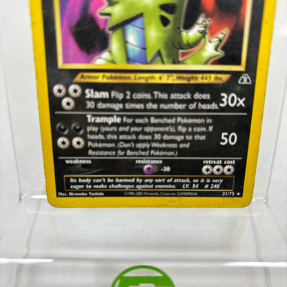 Pokémon TCG Neo Discovery Tyranitar 31/75 Regular English