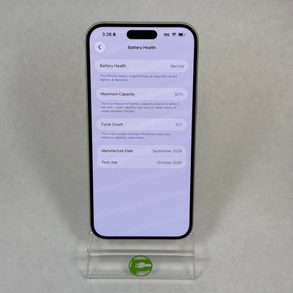 Factory Unlocked Apple iPhone 16 Plus 128GB White MXUU3LL/A