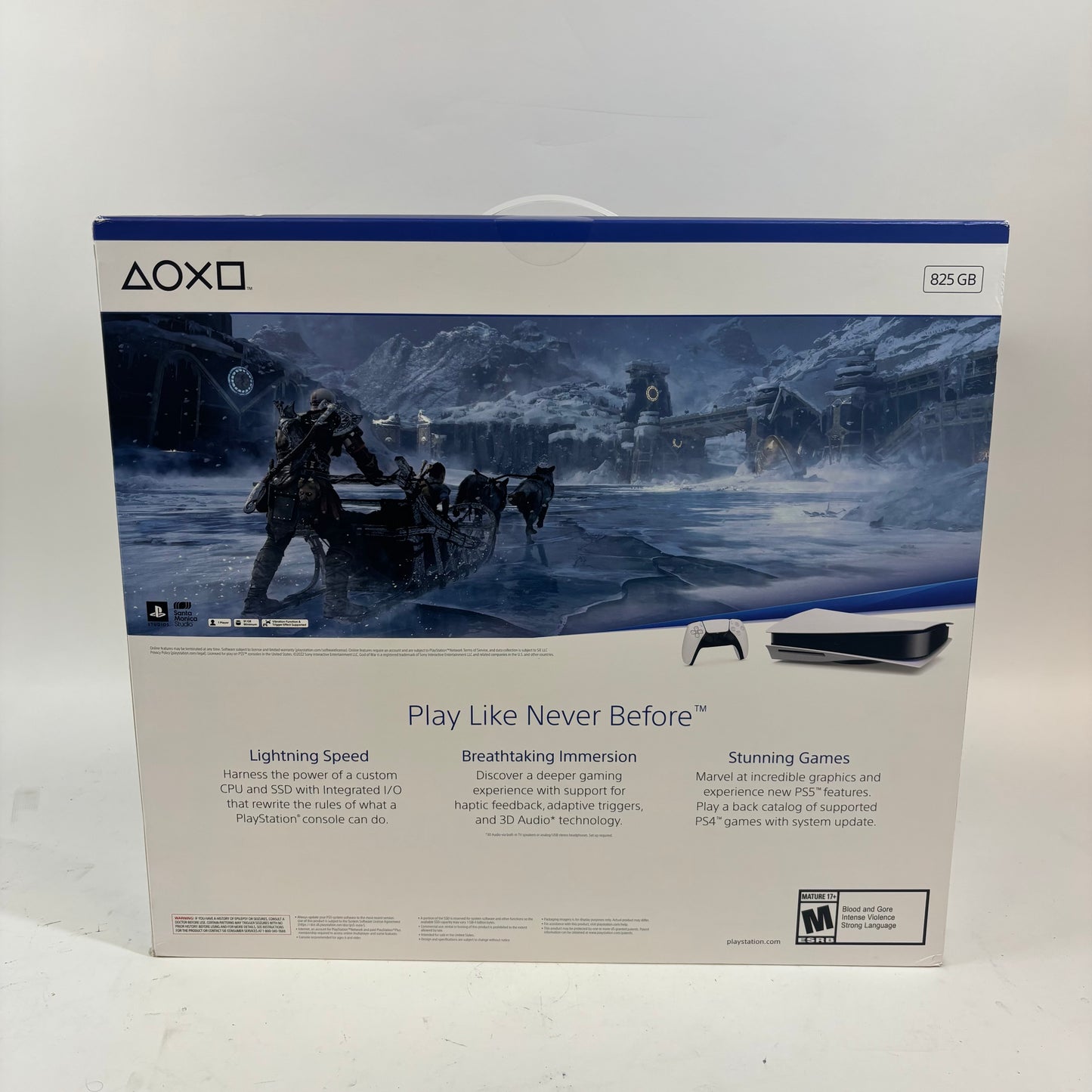 New Sony PlayStation 5 Disc  825GB God of War Limited Edition Console 