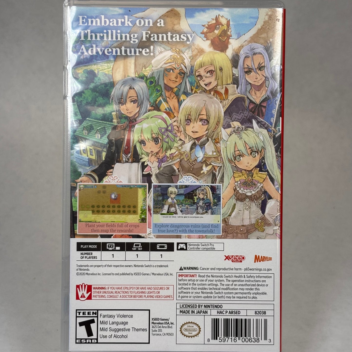 Rune Factory 4 Special (Nintendo Switch, 2020)
