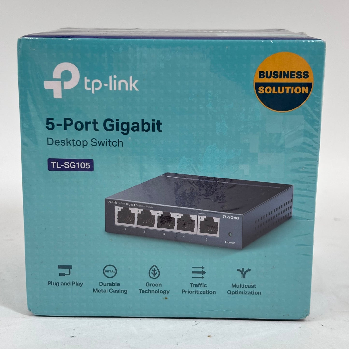 New TP-Link TL-SG105 5-Port Gigabit Desktop Switch TL-SG105