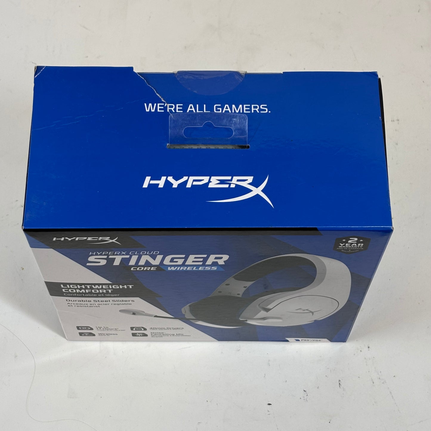 New HyperX Cloud Stinger Core Wireless HHSS1C-KB-WT/G Wireless Gaming Headset 