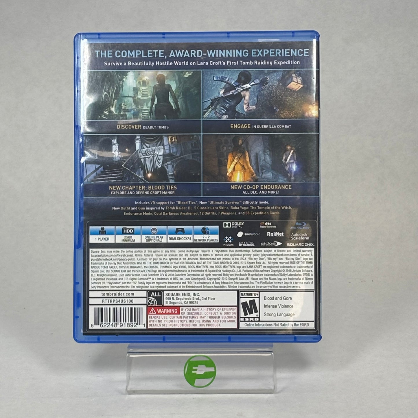Rise of the Tomb Raider: 20 Year Celebration (Playstation 4, 2015)
