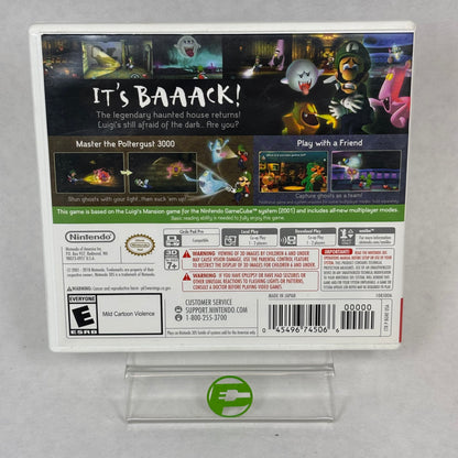 Luigi's Mansion (Nintendo 3DS, 2018) Complete