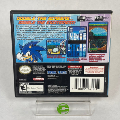 Sonic Rush (Nintendo DS, 2005) Complete