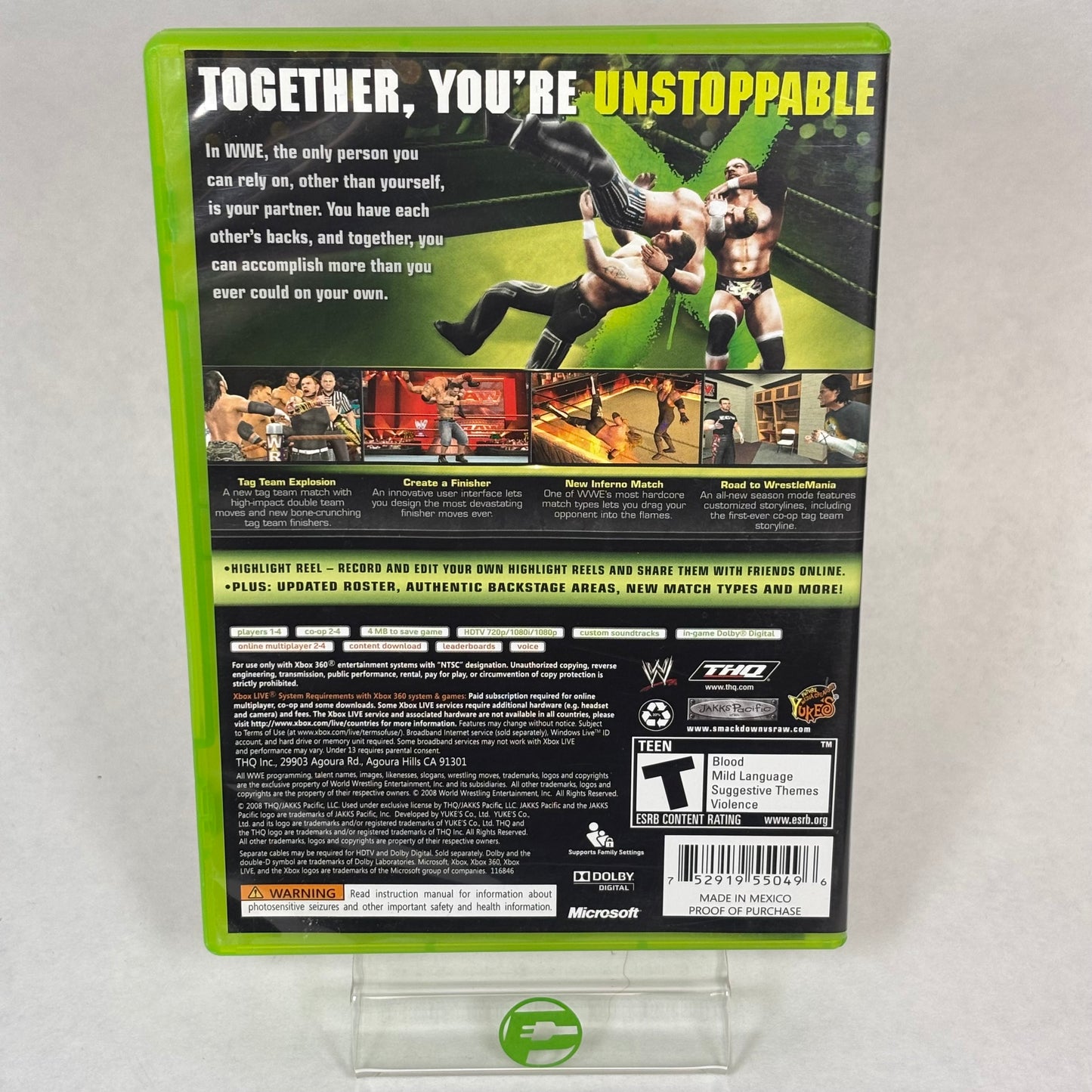 WWE Smackdown vs. Raw 2009 (Xbox 360, 2008)