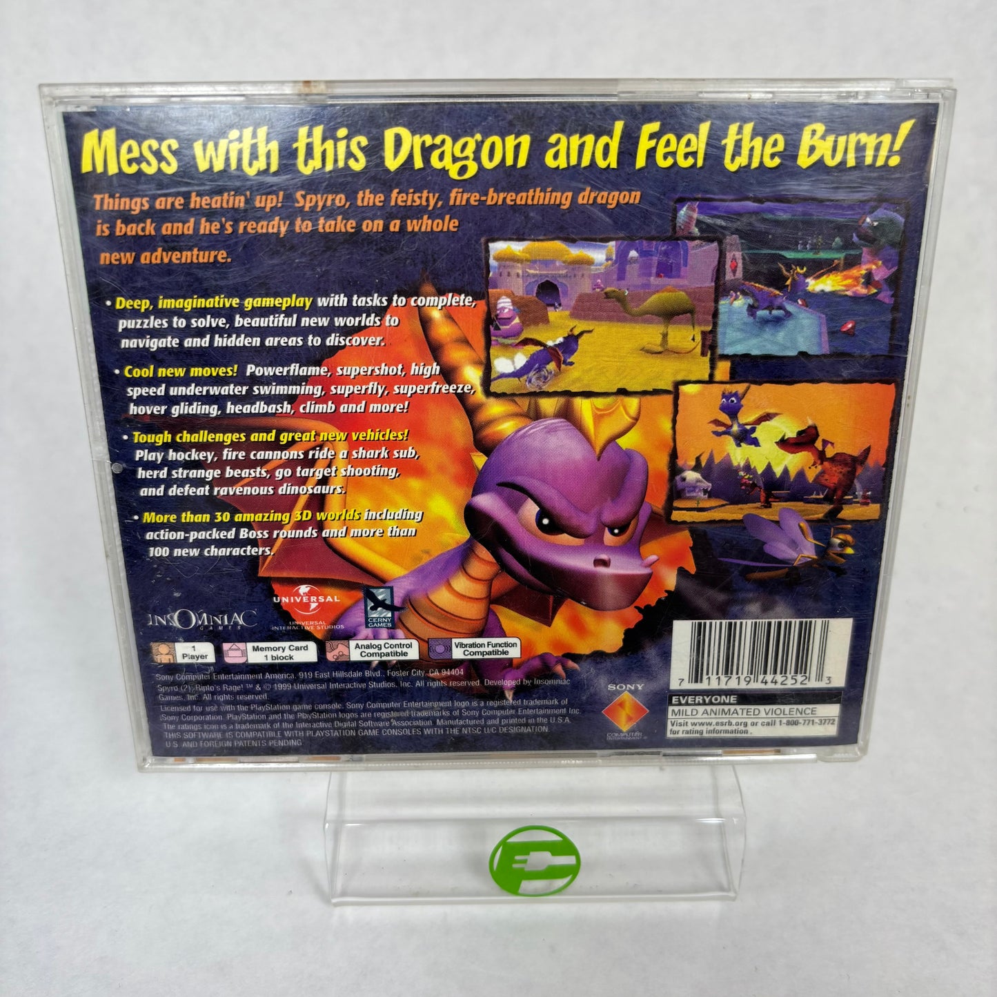 Spyro Ripto's Rage (Playstation, 1999) Complete