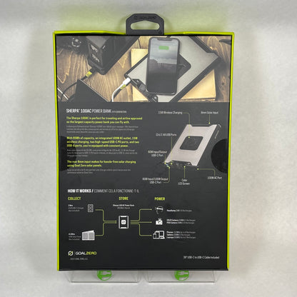 New Goal Zero Sherpa 100AC (4th Gen) Ultimate Power Bank 22200
