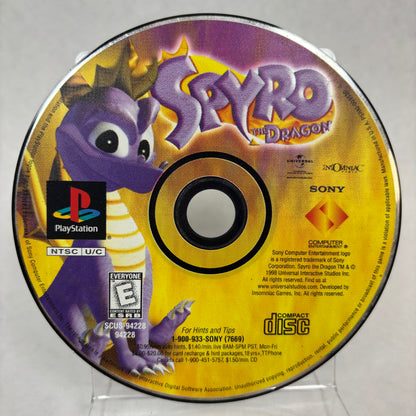 Spyro the Dragon (Playstation, 1998) Disc Only