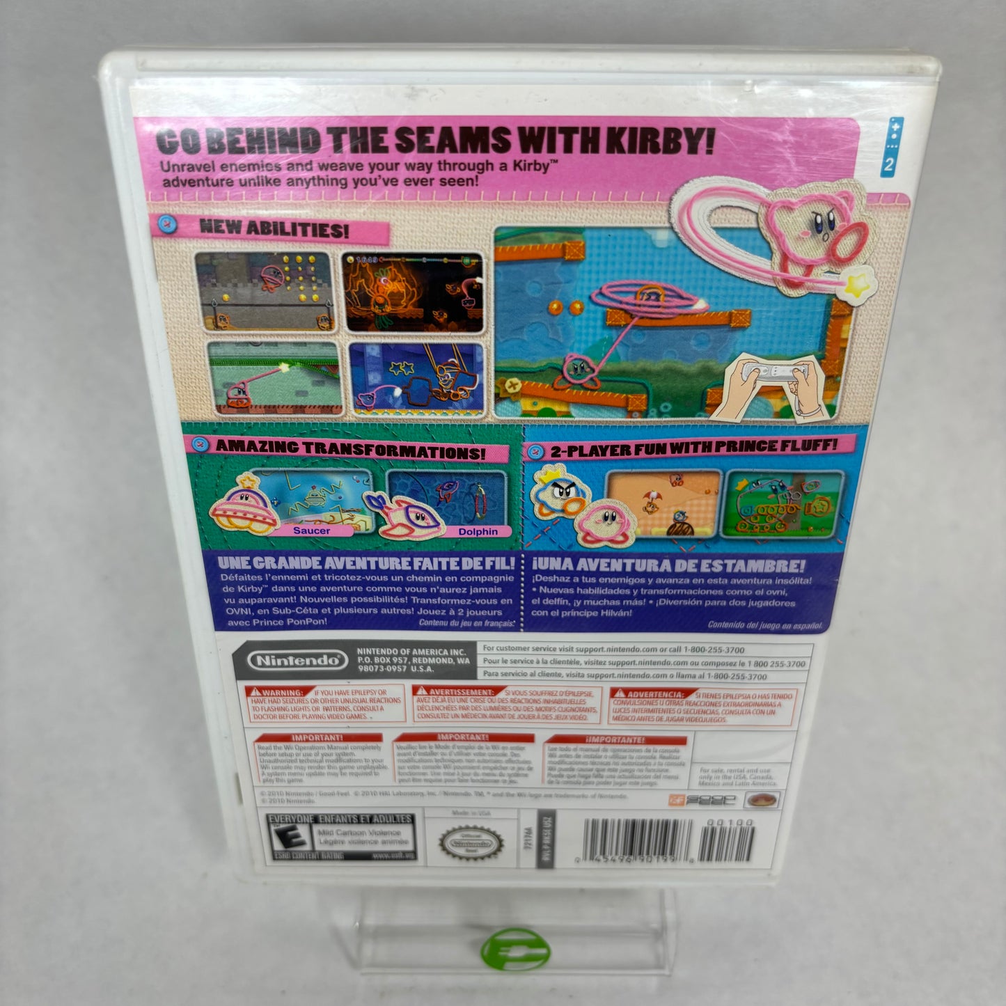 Kirby's Epic Yarn (Wii, 2010)