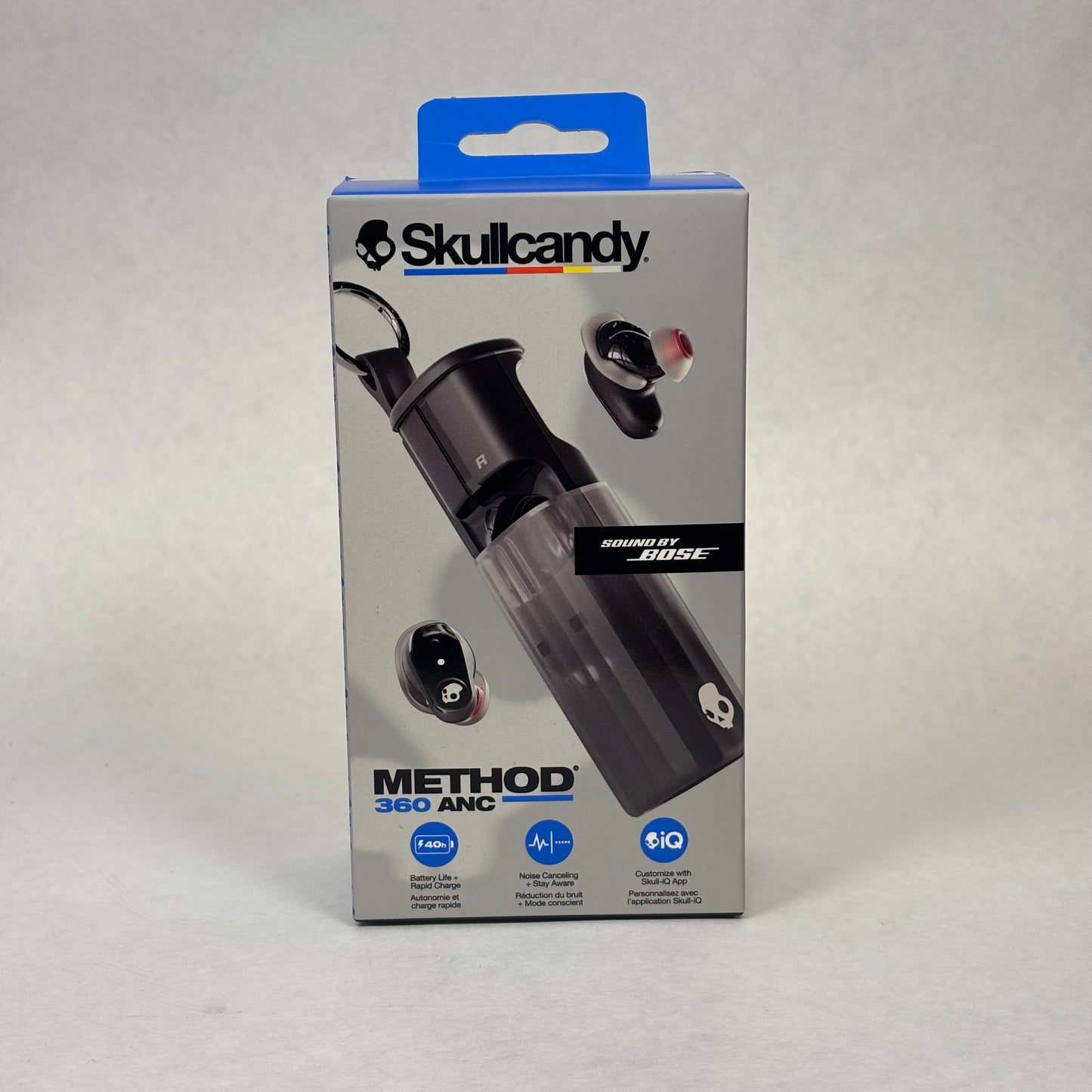 New Skullcandy Method 360 ANC Noise Cancelling Wireless Earbuds  Black S2MTW