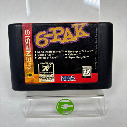 6-Pak (Sega Genesis, 1995) Cartridge Only