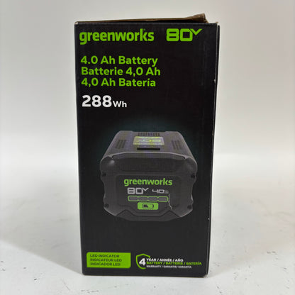 New Greenworks 80v 4.0Ah 288Wh Battery BAB742