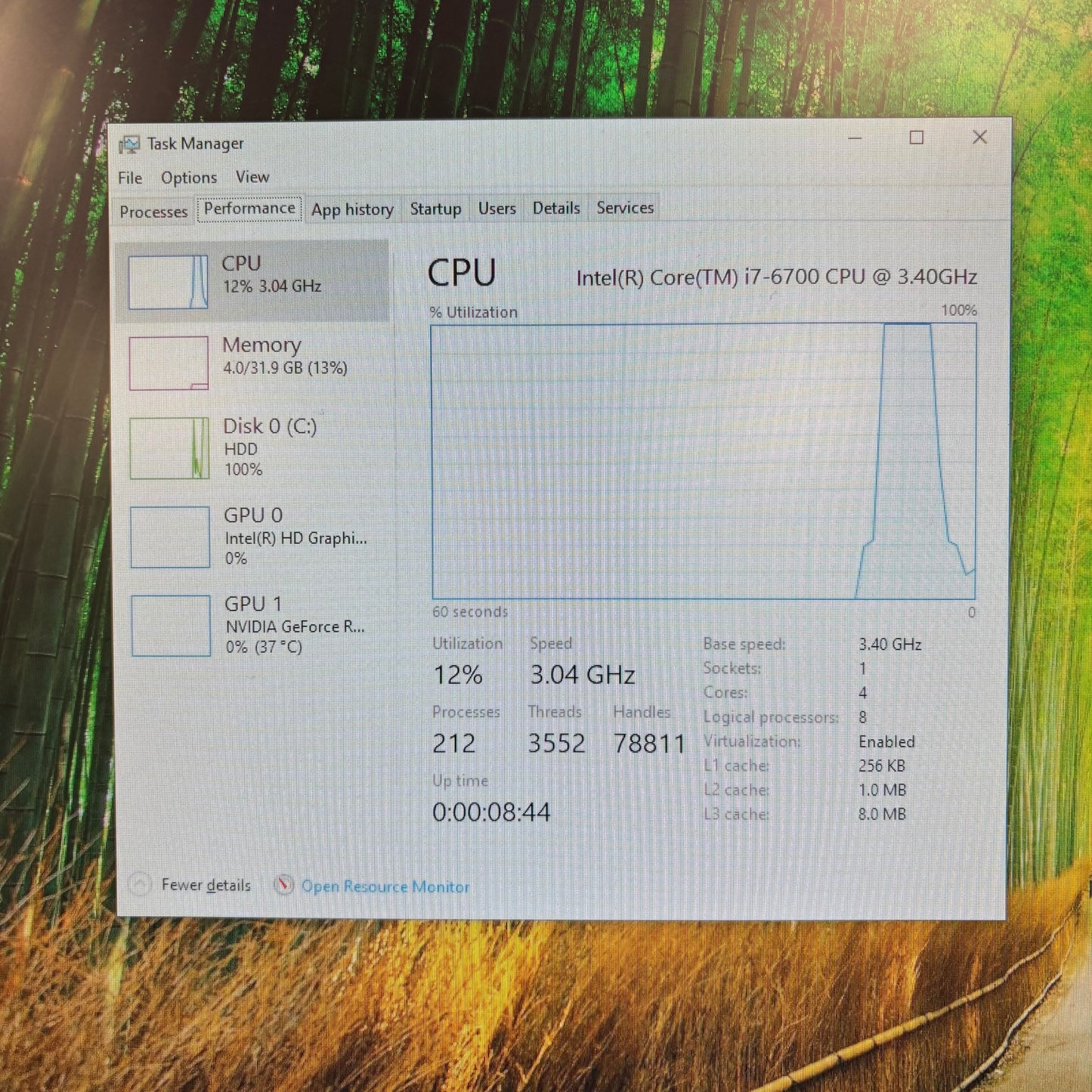 Dell XPS Custom PC i7-6700 3.40GHz 32GB RAM 2TB HDD Intel GeForce RTX 2060