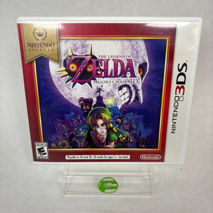 Zelda Majora's Mask 3D [Nintendo Selects] (Nintendo 3DS, 2019) Complete