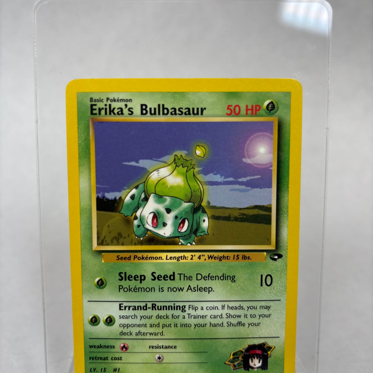 Pokémon TCG Gym Challenge Erika's Bulbasaur 39/132 Regular English