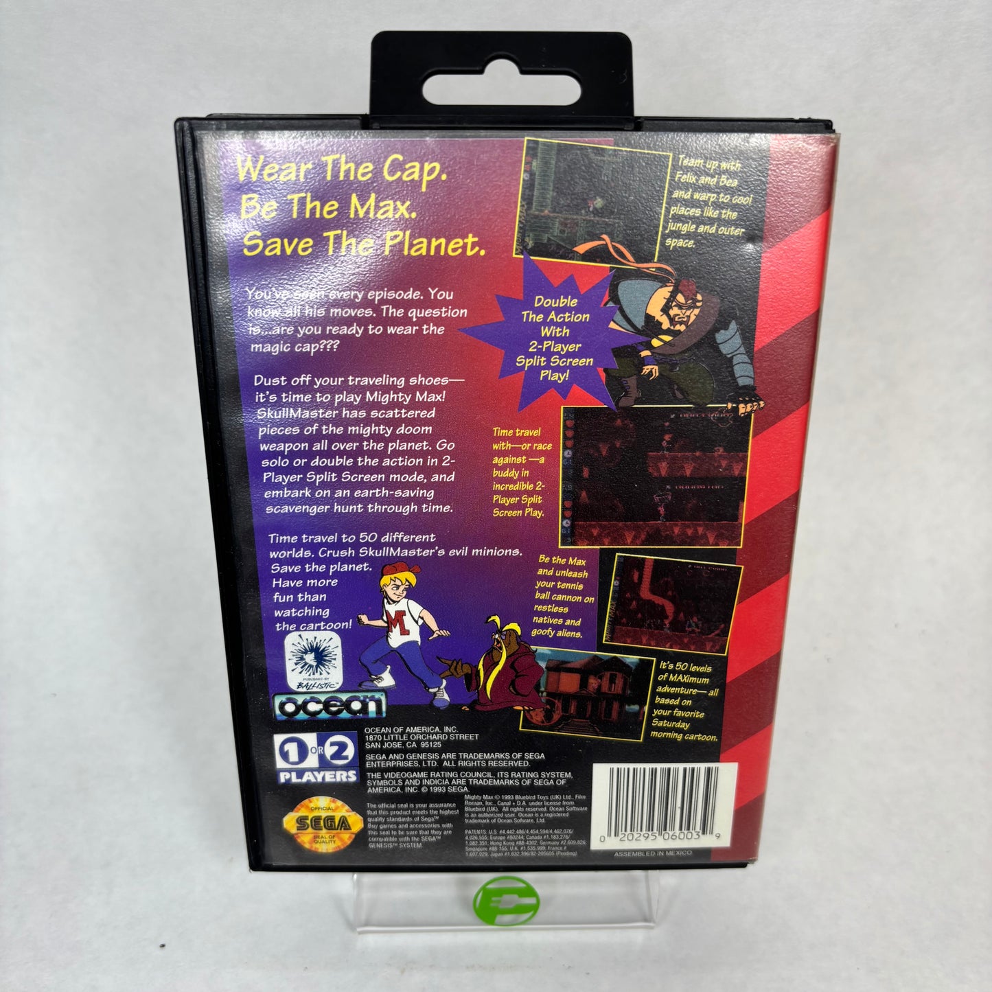 Adventures of Mighty Max (Sega Genesis, 1995) Complete