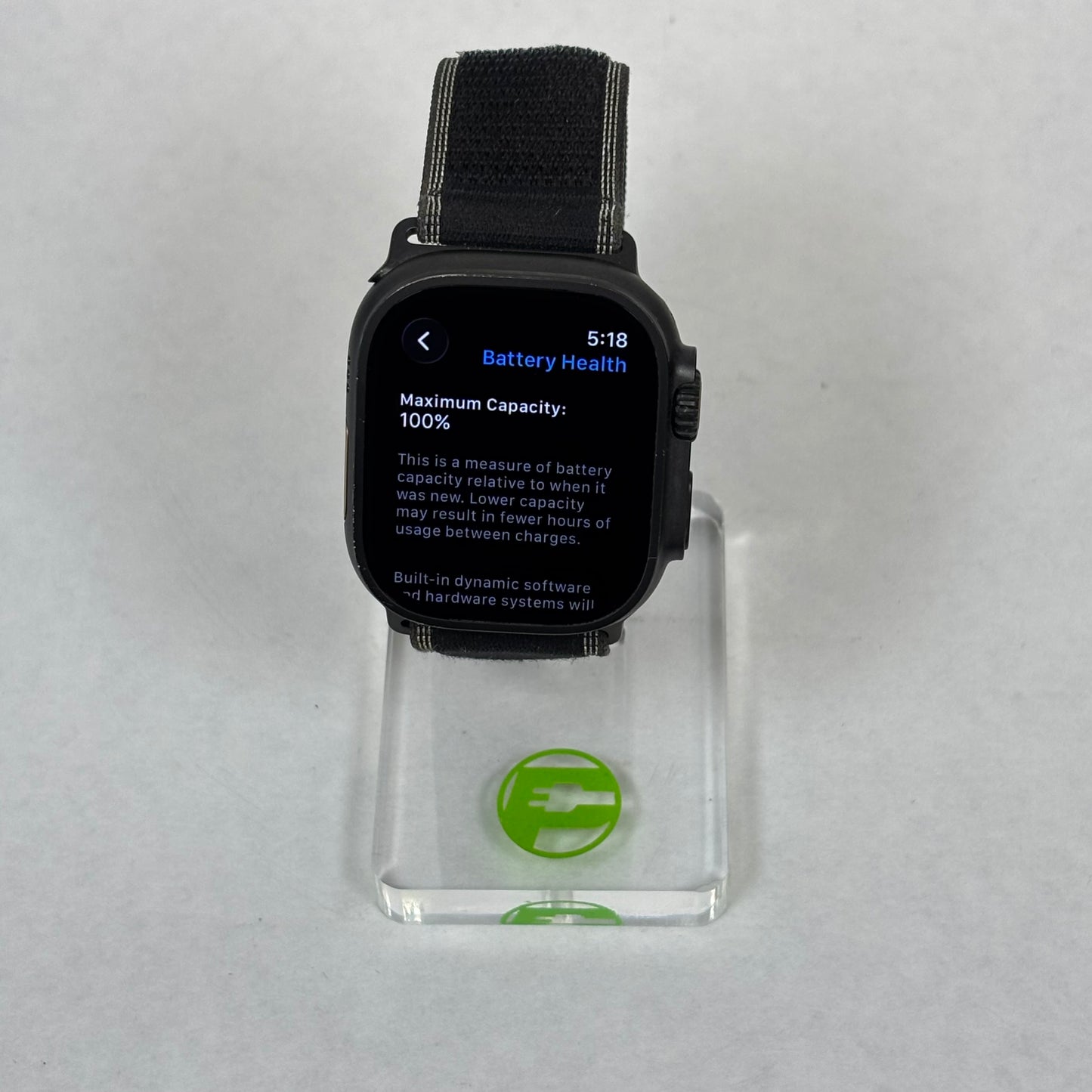 Unlocked Apple Watch Ultra 3 49MM Black Titanium Black Trail Loop MF1H4LW/A