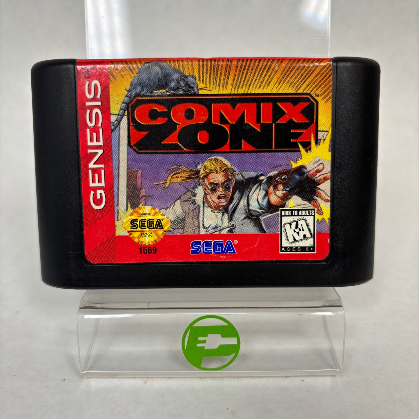 Comix Zone (Sega Genesis, 1995) Cartridge Only