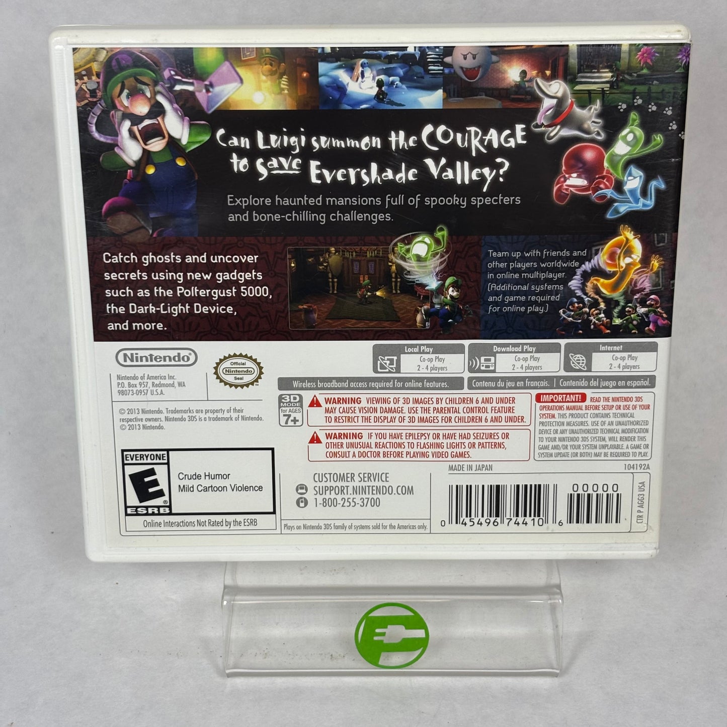 Luigi's Mansion: Dark Moon (Nintendo 3DS, 2016) Complete