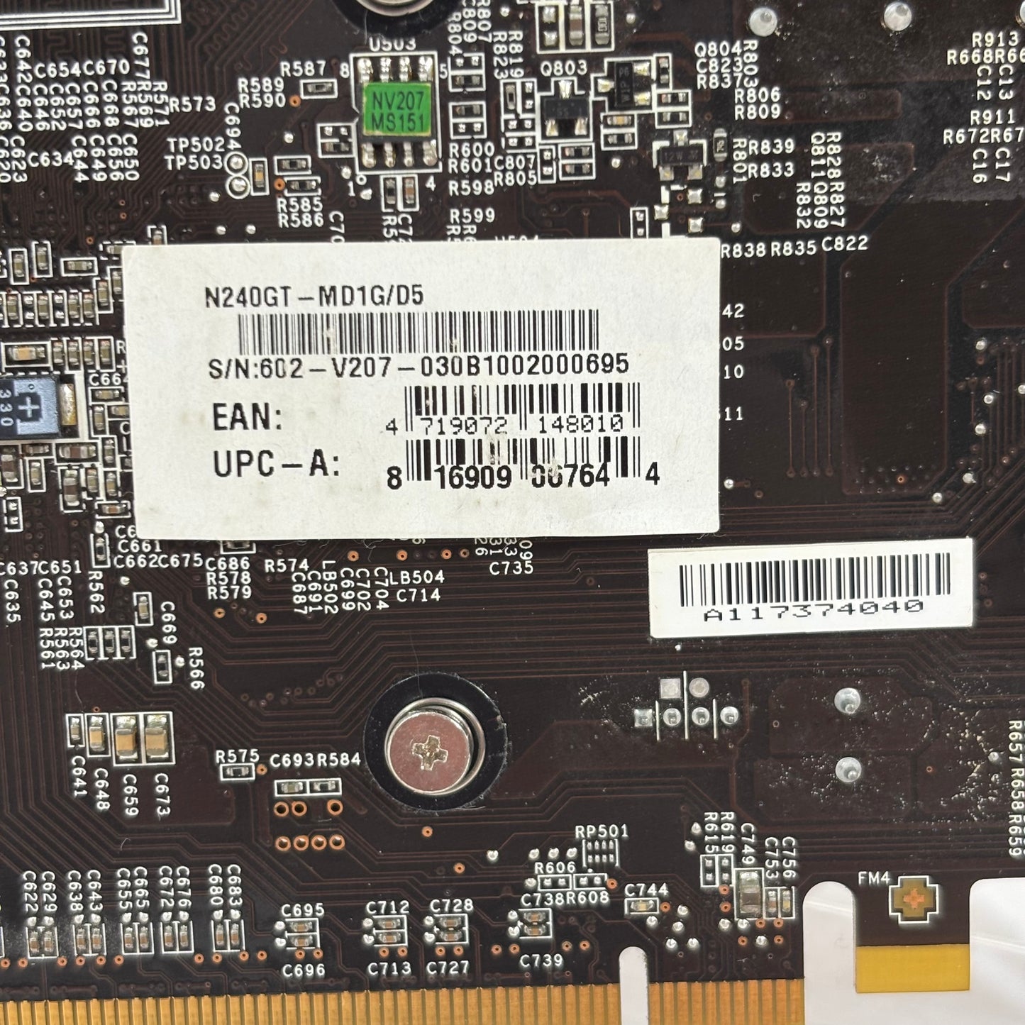 MSI GT 240 1GB GDDR5 Graphics Card N240GT-MD1G