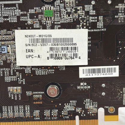 MSI GT 240 1GB GDDR5 Graphics Card N240GT-MD1G