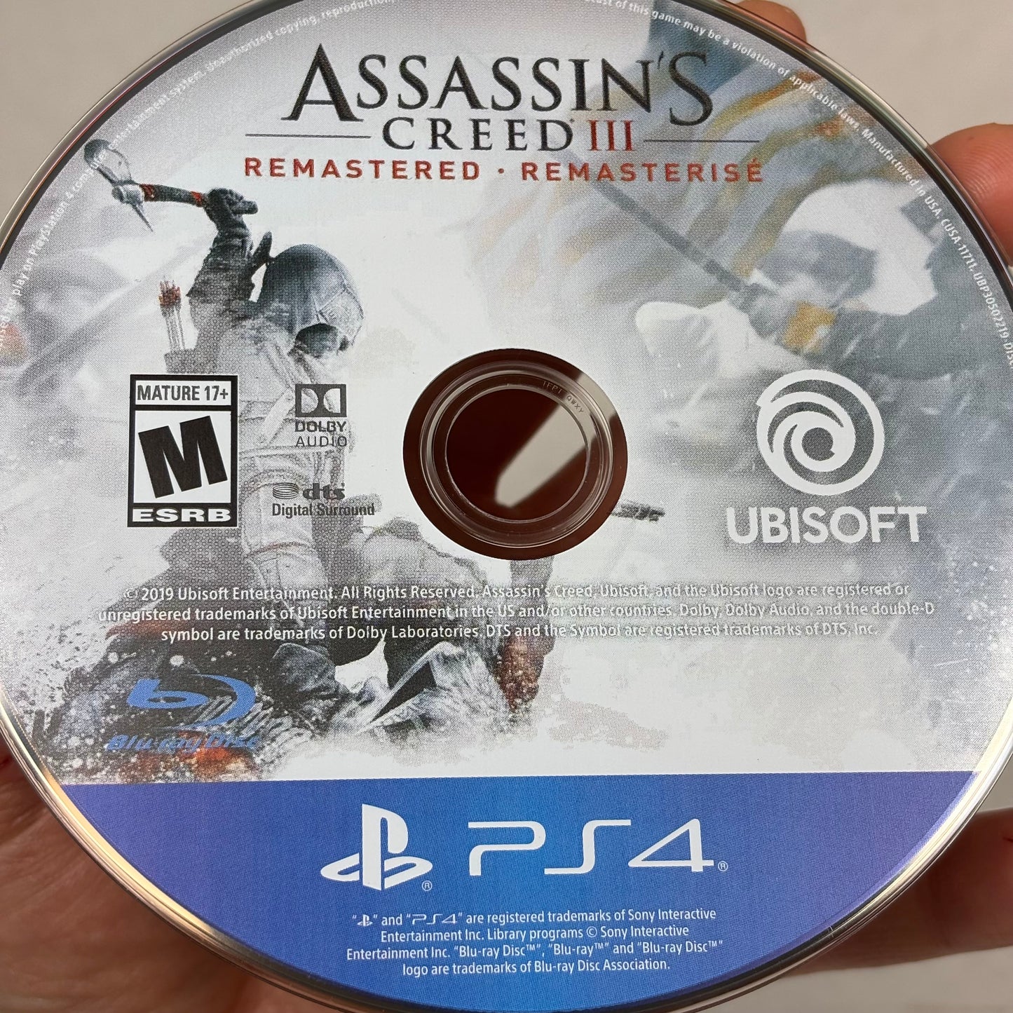 Assassin's Creed III Remastered (Playstation 4, 2019)