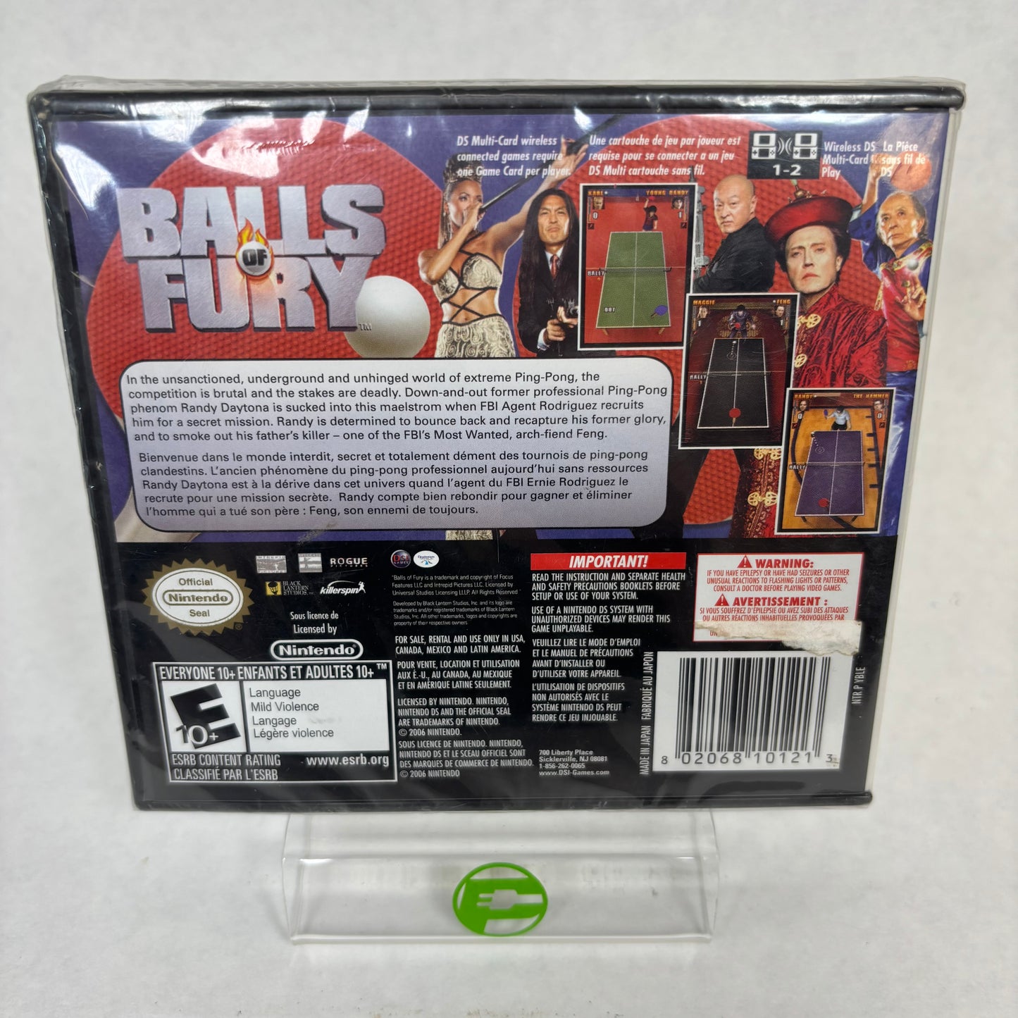 New Balls of Fury (Nintendo DS, 2007) SEALED