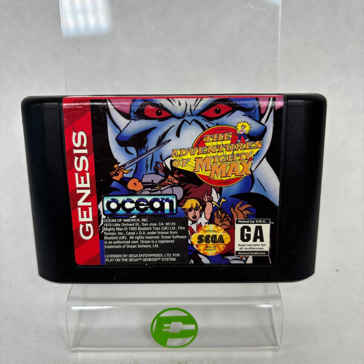 Adventures of Mighty Max (Sega Genesis, 1995) Complete