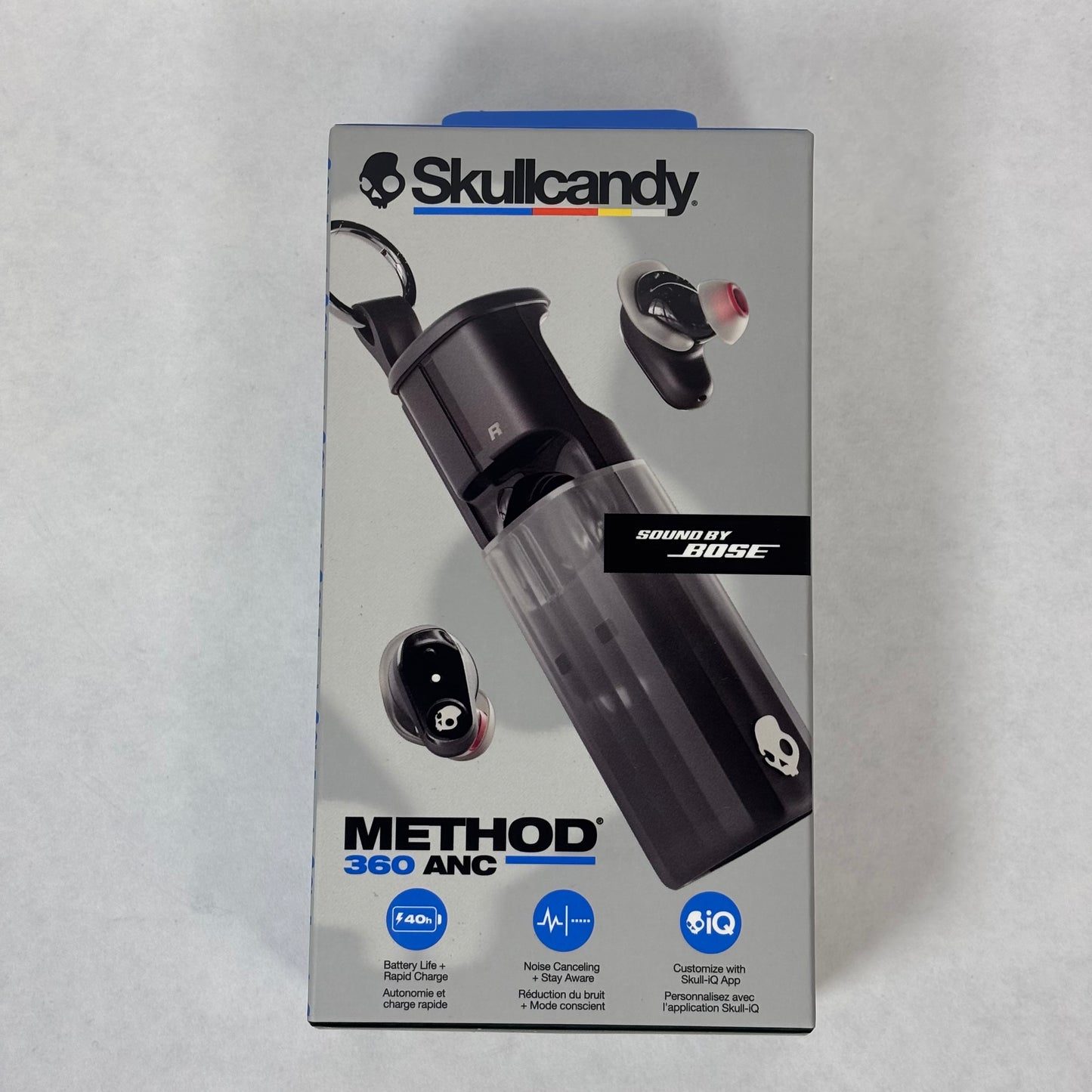 New Skullcandy Method 360 ANC Noise Cancelling Wireless Earbuds  Black S2MTW