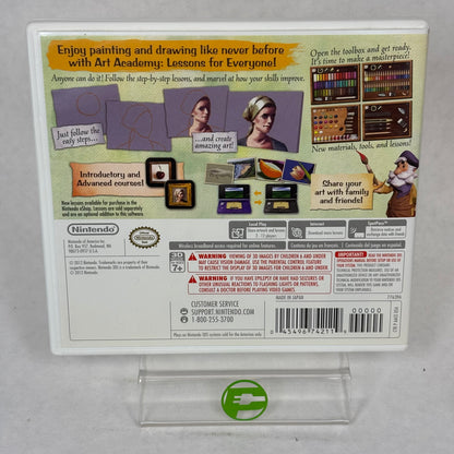 Art Academy: Lessons for Everyone (Nintendo 3DS, 2012) Complete