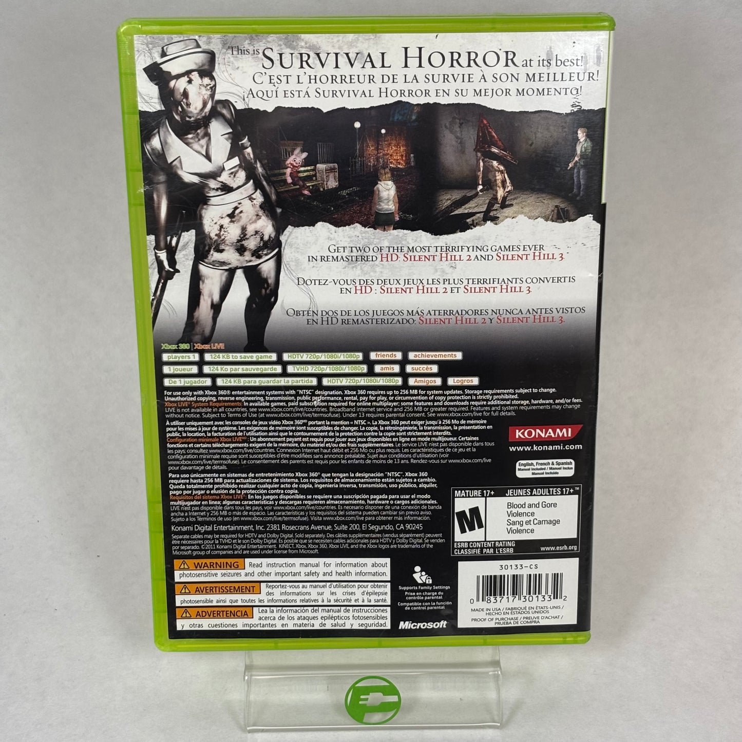 Silent Hill HD Collection (Xbox 360, 2012)